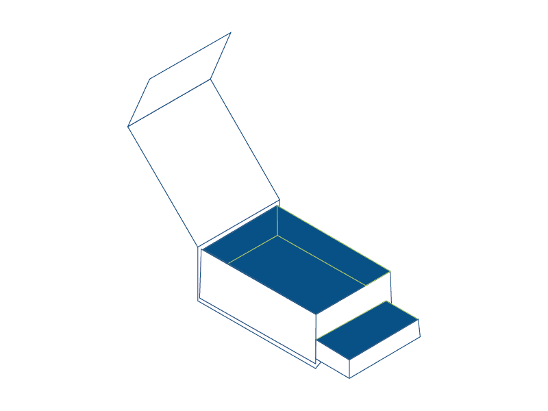 Magnetic Box with Drawer